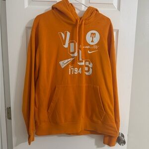 Men's Orange Hoodie Sweater